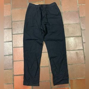 Uniqlo Linen Blended Relaxed Pants (Men’s Small, Dark Navy)
